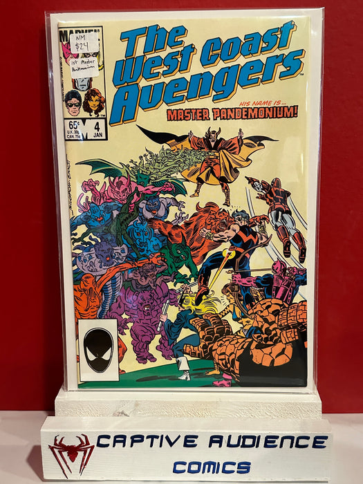 West Coast Avengers, The Vol. 2 #4 - 1st Master Pandemonium - NM