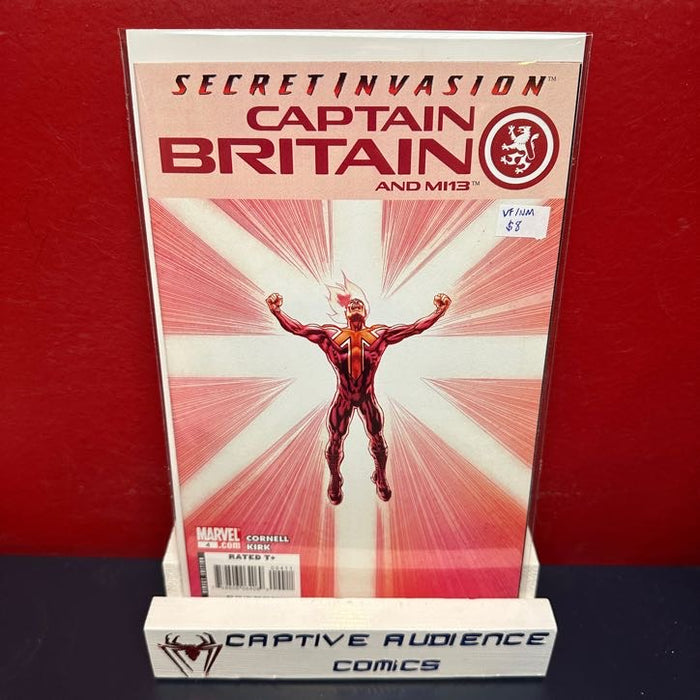 Captain Britain and MI:13 #4 - VF/NM