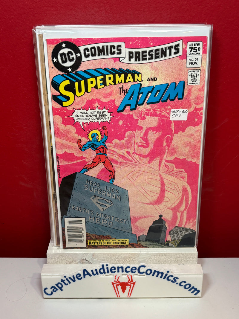 DC Comics Presents, Vol. 1 #51 - CPV - VG/FN