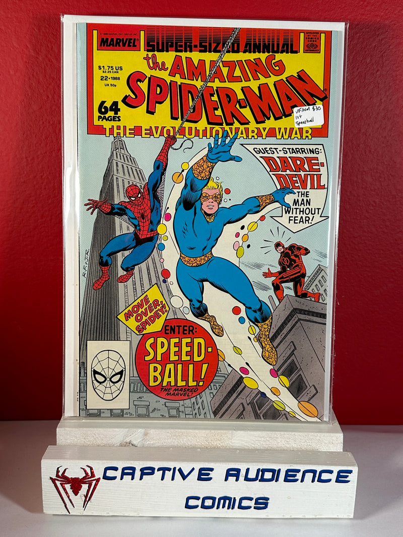 Amazing Spider-Man Annual, The Vol. 1 #22 - 1st Speedball - VF/NM