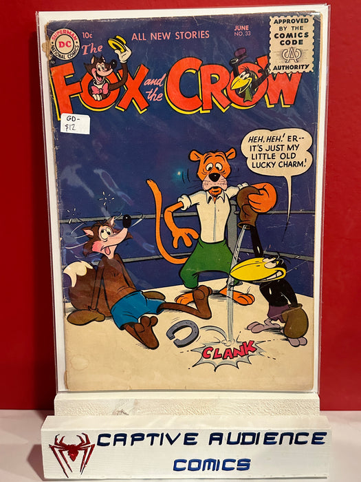 Fox and the Crow #33 - GD-