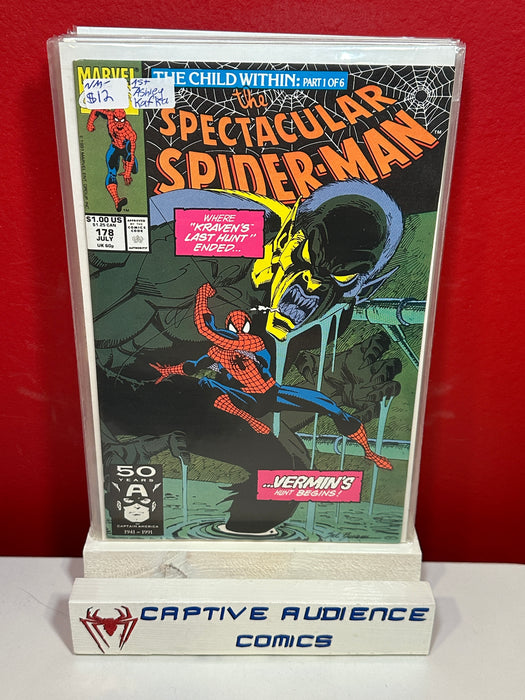 Spectacular Spider-Man, The Vol. 1 #178 - 1st Ashley Kafka - NM-