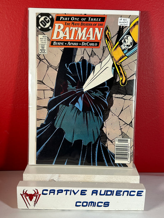 Batman, Vol. 1 #433 - Newsstand Variant - VF