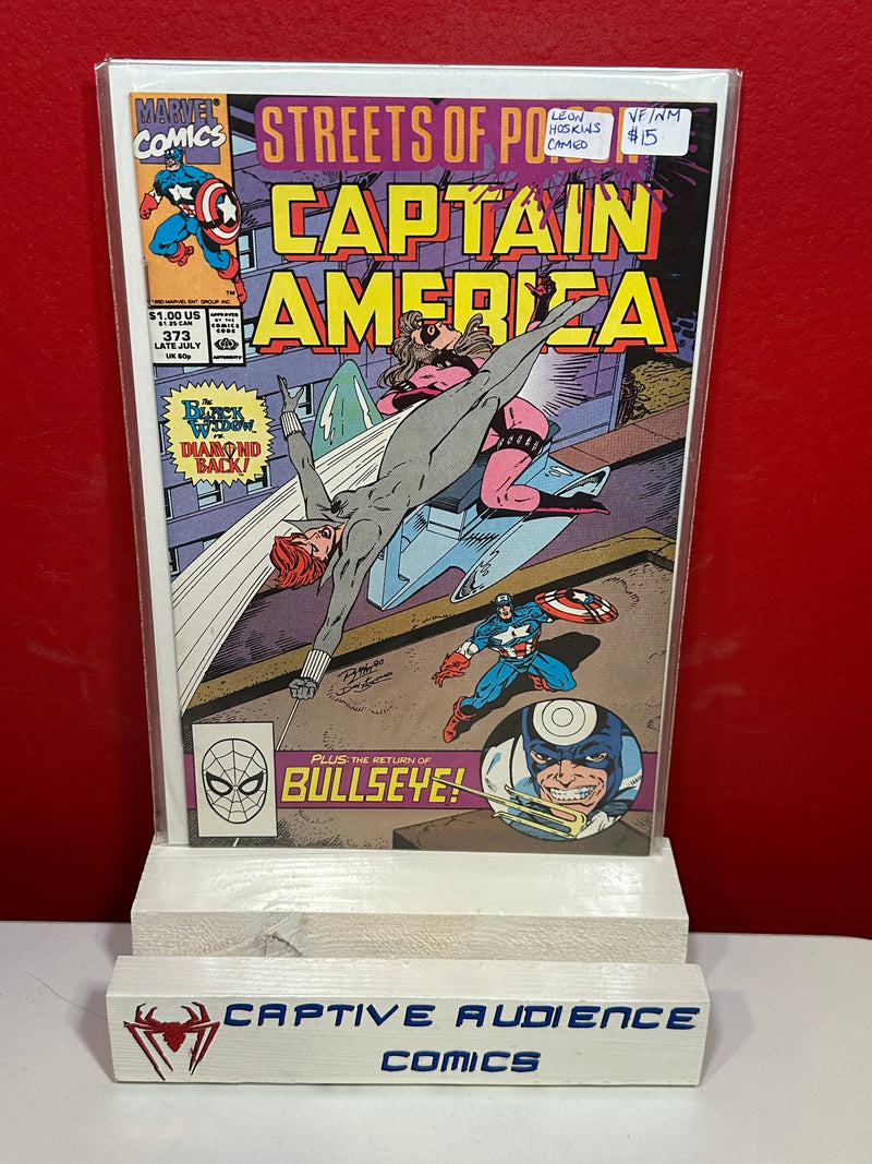 Captain America, Vol. 1 #373 - Leon Hoskins Cameo - VF/NM