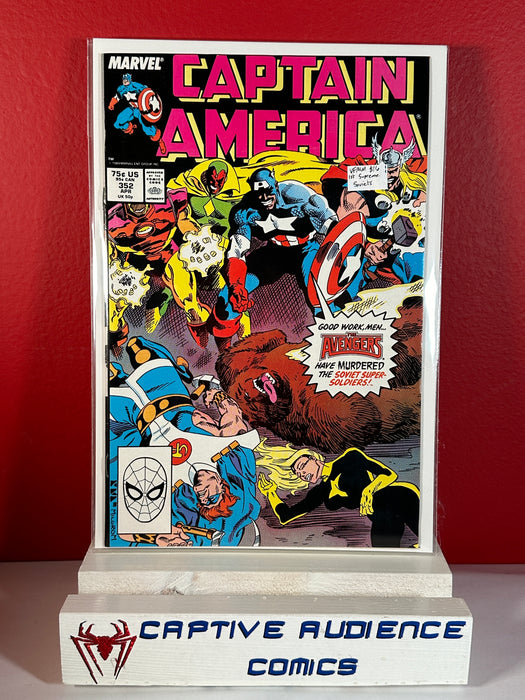 Captain America, Vol. 1 #352 - 1st Supreme Souiets - VF/NM