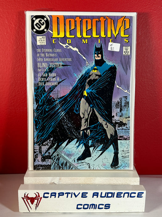 Detective Comics, Vol. 1 #600 - VF