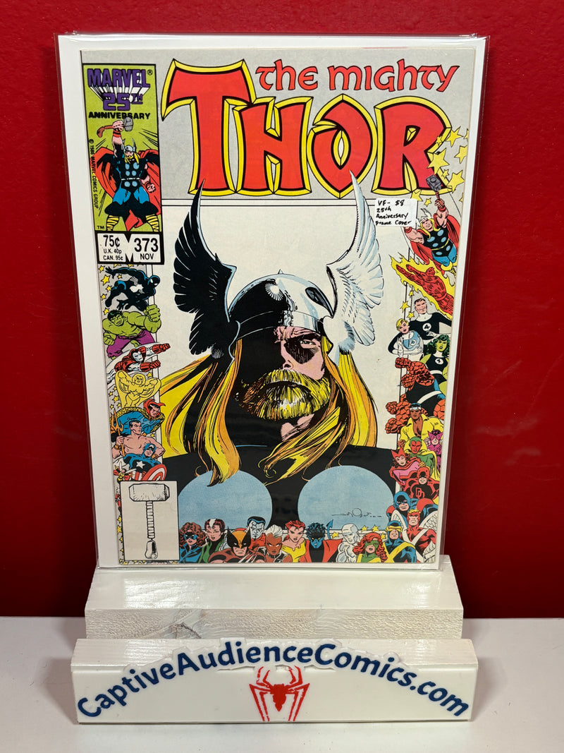 Thor, Vol. 1 #373 - 25th Anniversary Frame Cover - VF-