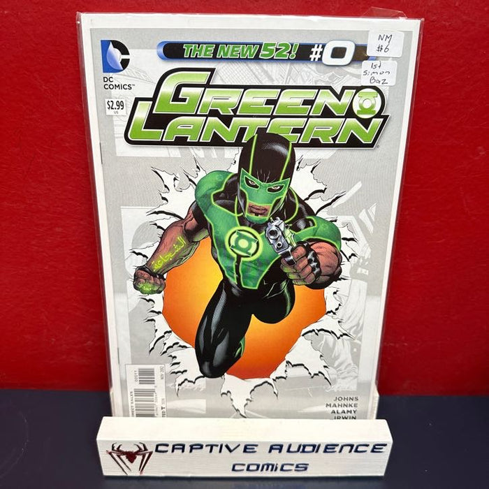 Green Lantern, Vol. 5 #0 - 1st Simon Baz - NM
