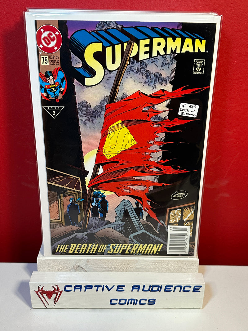 Superman, Vol. 2 #75 - Death of Superman - VF