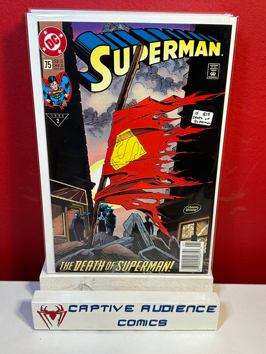 Superman, Vol. 2 #75 - Death of Superman - VF