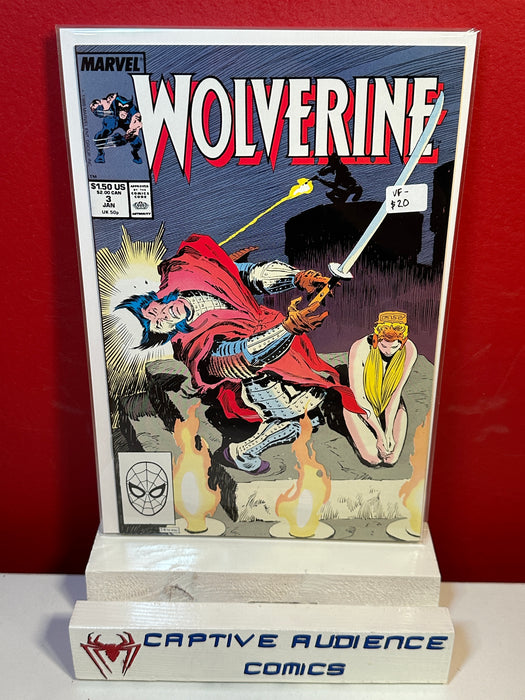 Wolverine, Vol. 2 #3 - VF-