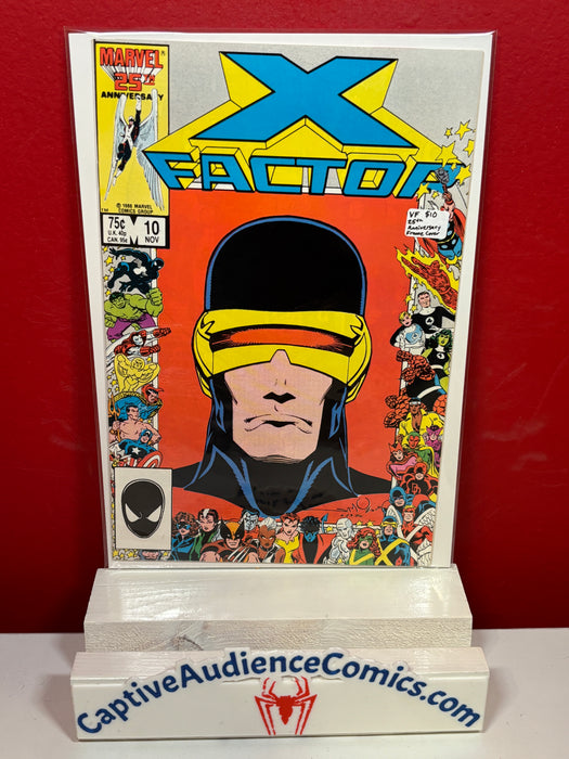 X-Factor, Vol. 1 #10 - 25th Anniversary Frame Cover - VF
