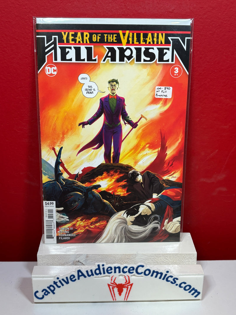 Year Of The Villain: Hell Arisen #3 - 1st Full Punchline - NM-