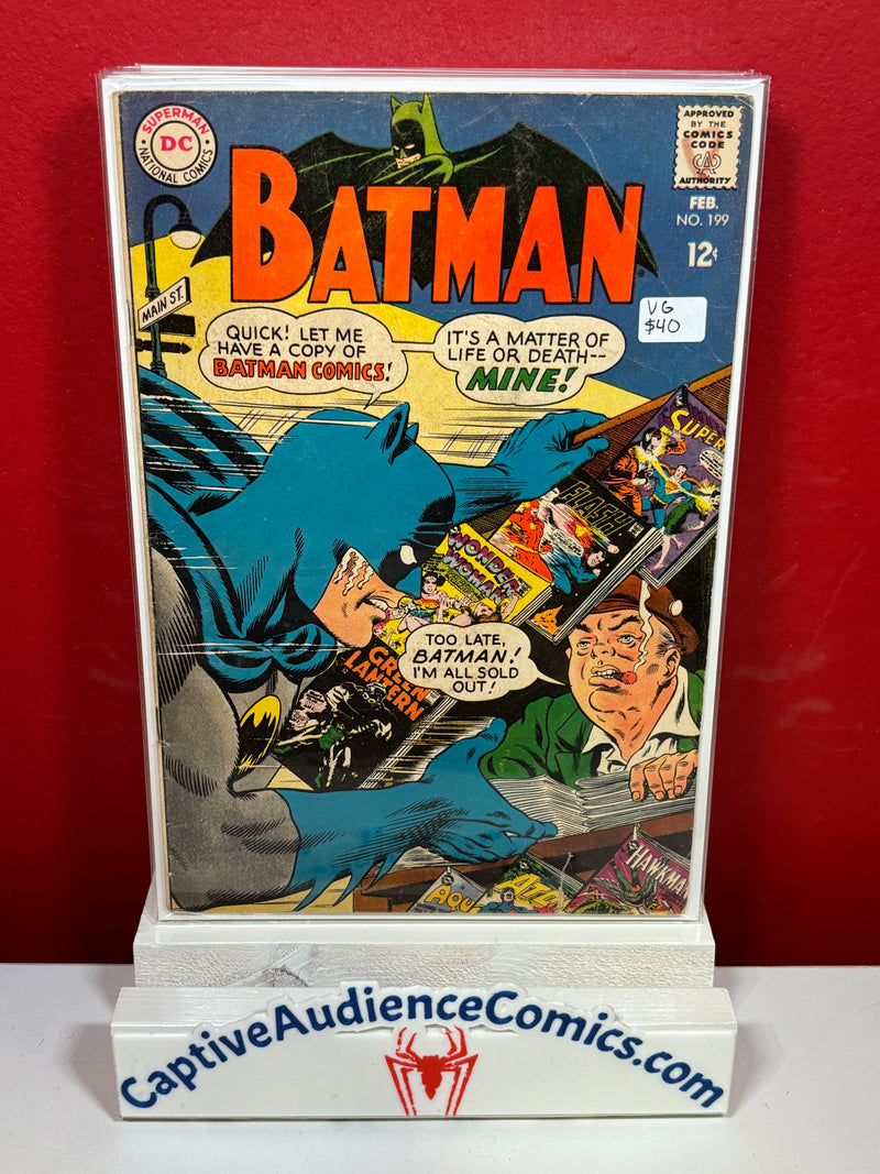 Batman, Vol. 1 #199 - VG