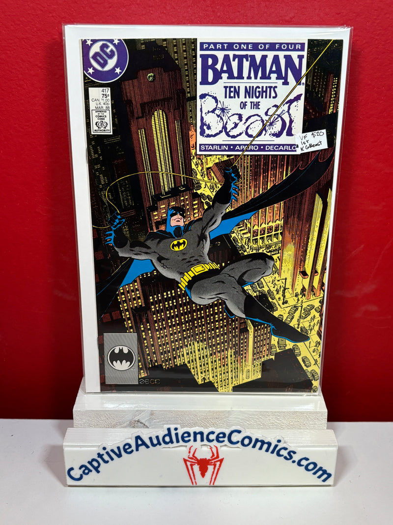 Batman, Vol. 1 #417 - 1st KGBeast - VF
