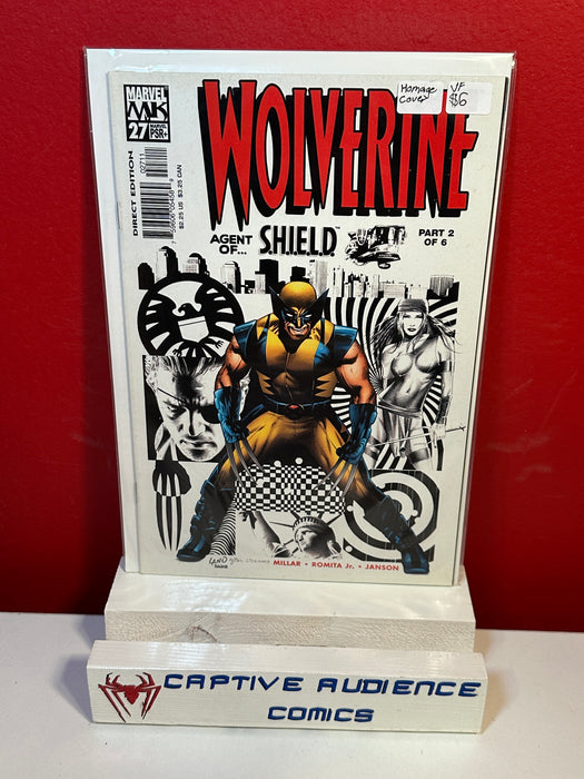 Wolverine, Vol. 3 #27 - Homage Cover - VF