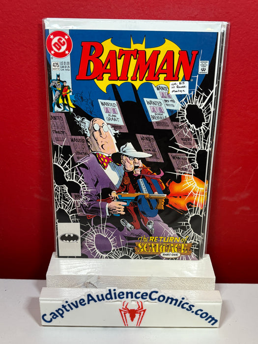 Batman, Vol. 1 #475 - 1st Renee Mantoya - NM-