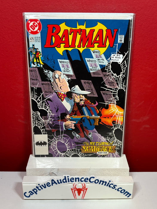 Batman, Vol. 1 #475 - 1st Renee Mantoya - VF