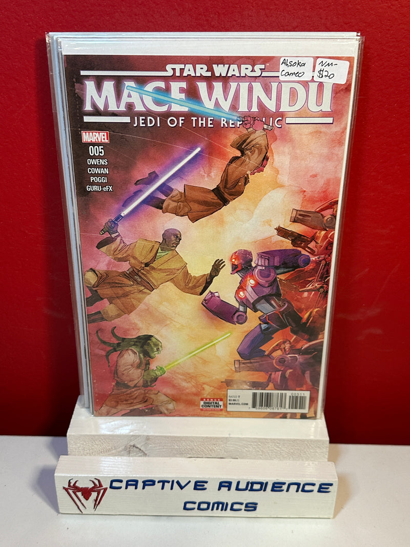 Star Wars: Jedi of The Republic: Mace Windu #5 - Ahsoka Cameo - NM-