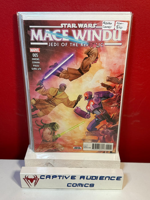 Star Wars: Jedi of The Republic: Mace Windu #5 - Ahsoka Cameo - NM-