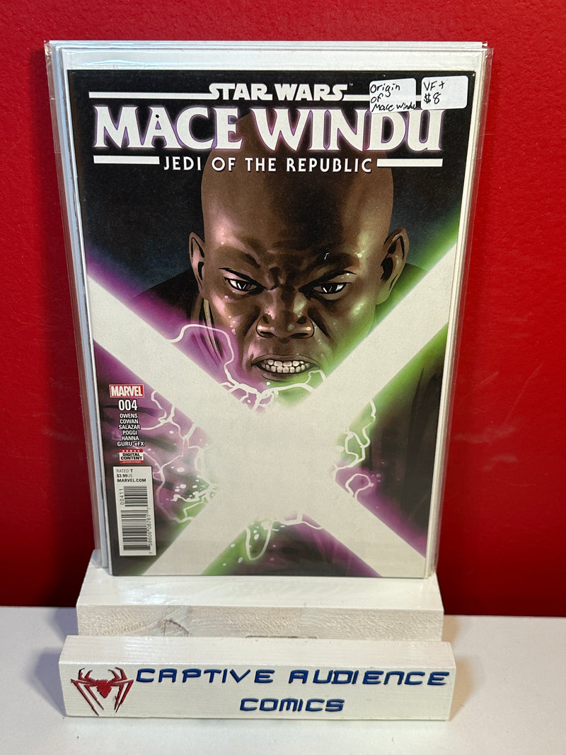 Star Wars: Jedi of The Republic: Mace Windu #4 - Origin of Mace Windu - VF+