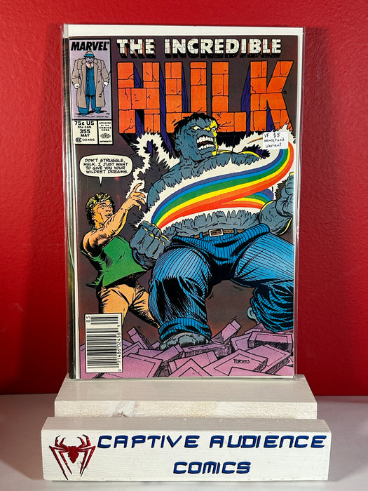 Incredible Hulk, The Vol. 1 #355 - Newsstand Variant - VF