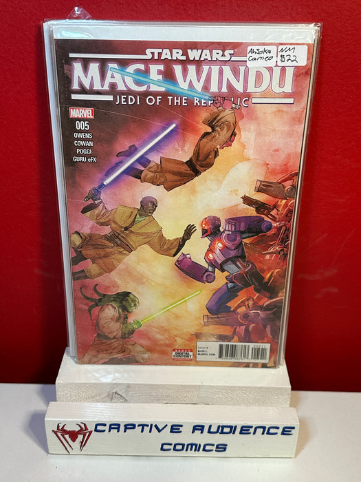 Star Wars: Jedi of The Republic: Mace Windu #5 - Ahsoka Cameo - NM