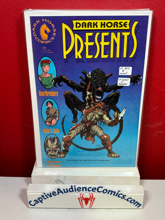 Dark Horse Presents, Vol. 1 #36 - B Variant - 1st Aliens vs Predator - VF