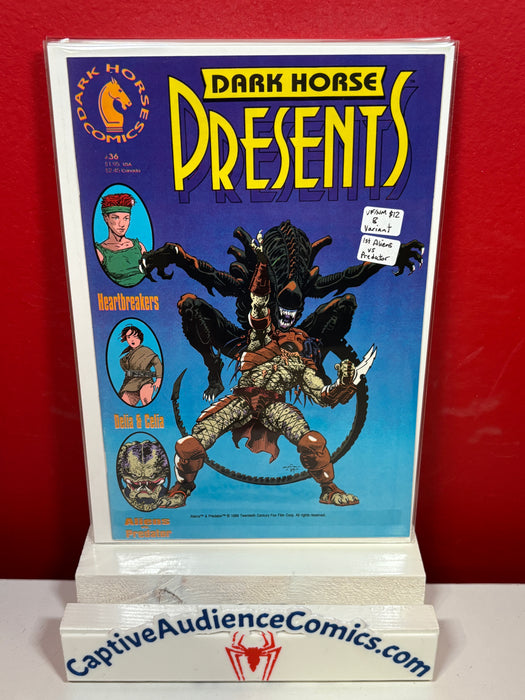 Dark Horse Presents, Vol. 1 #36 - B Variant - 1st Aliens vs Predator - VF/NM