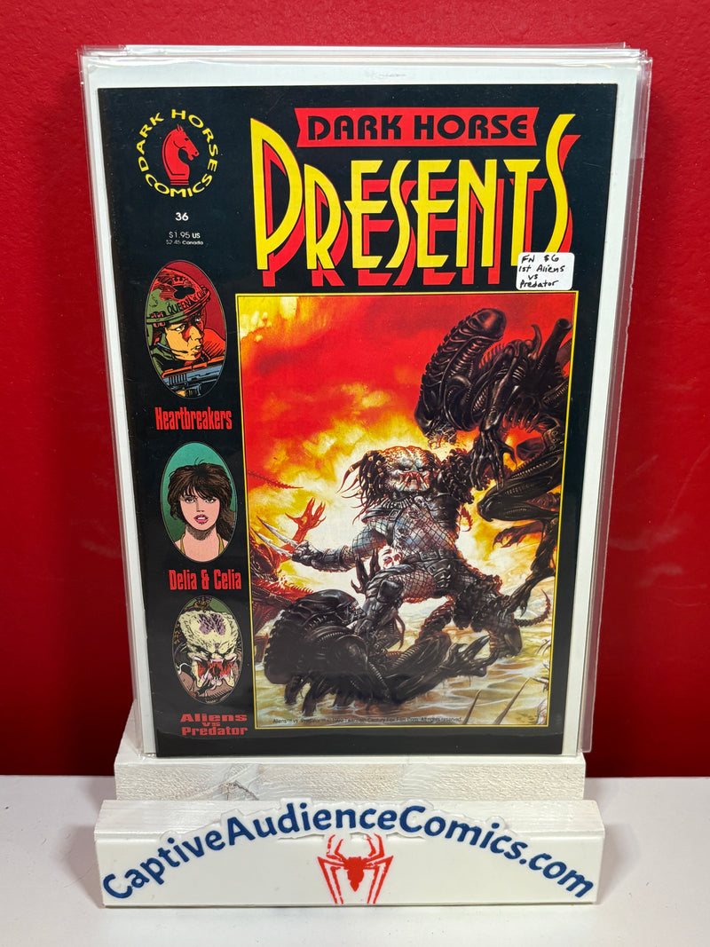 Dark Horse Presents, Vol. 1 #36 - 1st Aliens vs Predator - FN