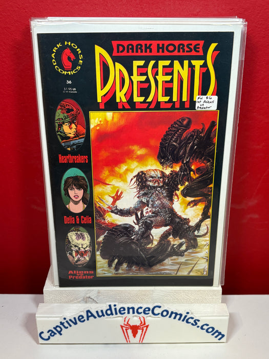 Dark Horse Presents, Vol. 1 #36 - 1st Aliens vs Predator - FN
