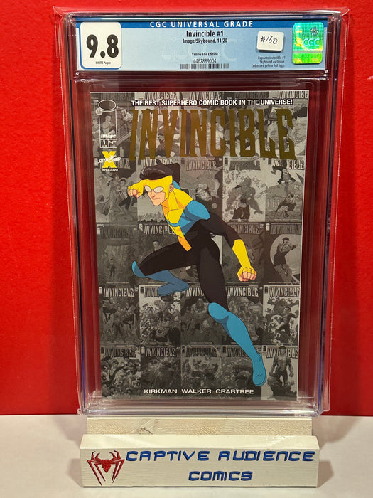 Invincible #1 - Yellow Foil Edition - CGC 9.8