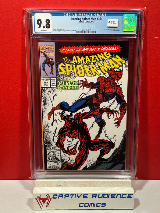 Amazing Spider-Man, The Vol. 1 #361 - 1st Carnage - CGC 9.8