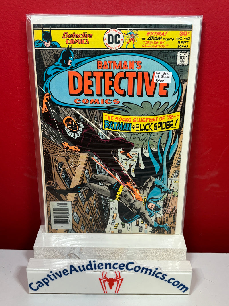 Detective Comics, Vol. 1 #463 - 1st Black Spider - FN