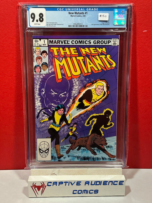 New Mutants, Vol. 1 #1 - 3rd New Mutants - CGC 9.8