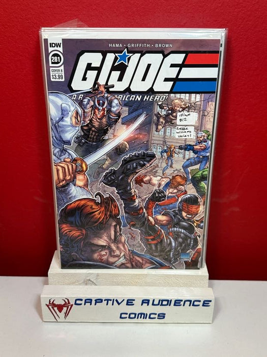G.I. Joe: A Real American Hero #281 - Freddie Williams Variant - VF/NM