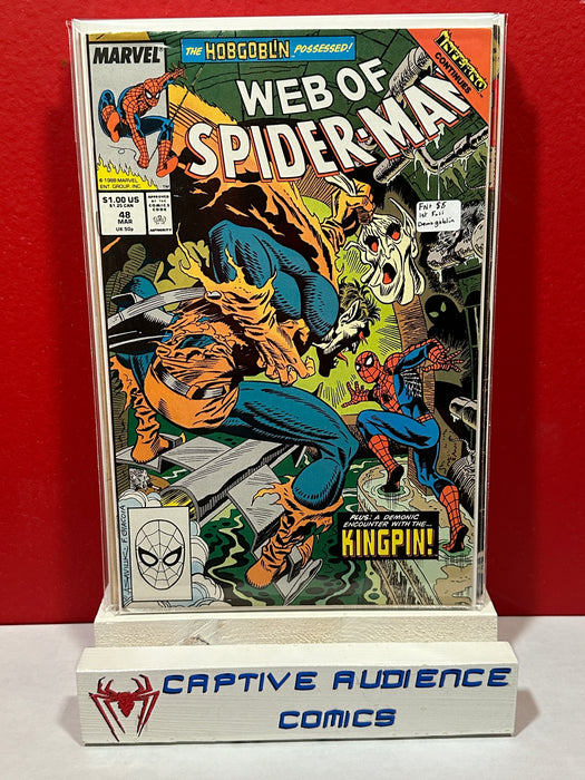 Web of Spider-Man, Vol. 1 #48 - 1st Full Demogoblin - FN+