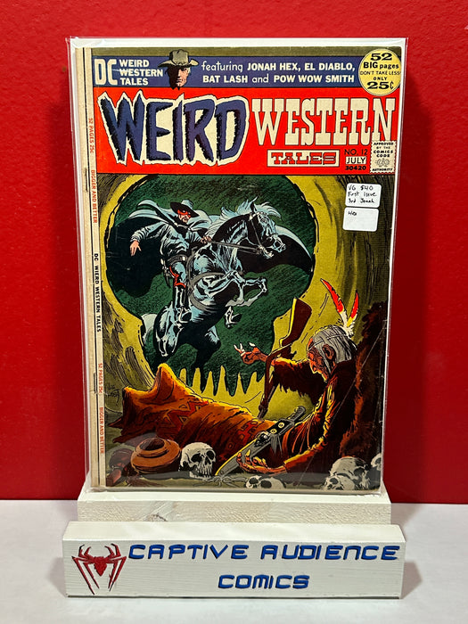 Weird Western Tales, Vol. 1 #12 - First Issue - 3rd Jonah Hex - VG