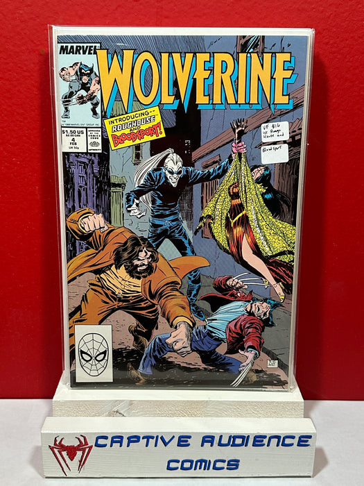 Wolverine, Vol. 2 #4 - 1st Range House and Blood Sport - VF