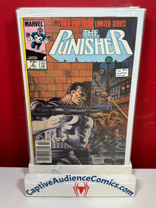Punisher, The Vol. 1 #2 - Newsstand Variant - VG+