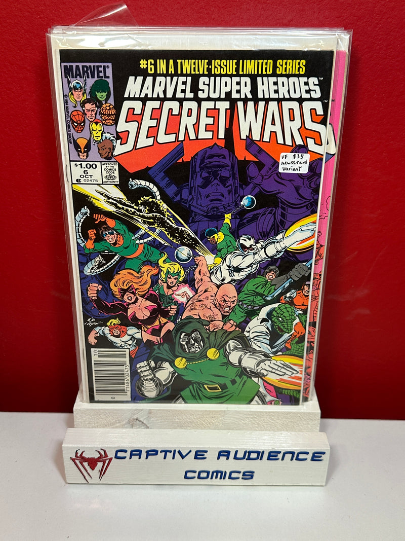 Marvel Super Heroes Secret Wars #6 - Newsstand Edition - VF