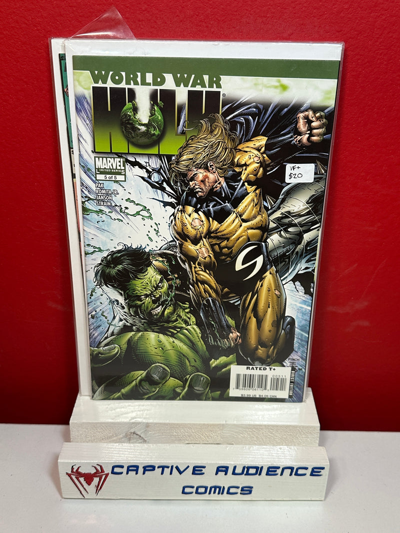 World War Hulk #5 - VF+