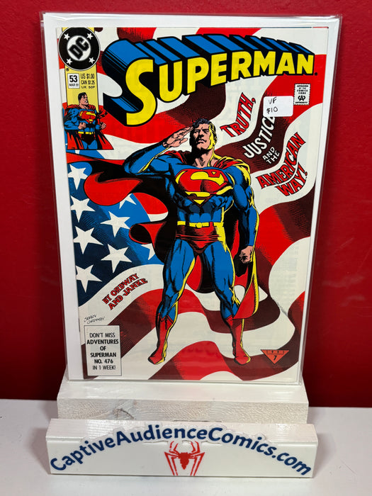 Superman, Vol. 2 #53 - VF