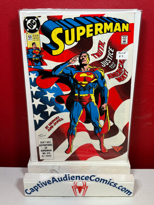 Superman, Vol. 2 #53 - FN/VF