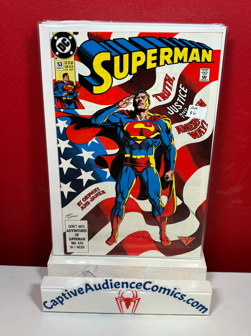 Superman, Vol. 2 #53 - FN+