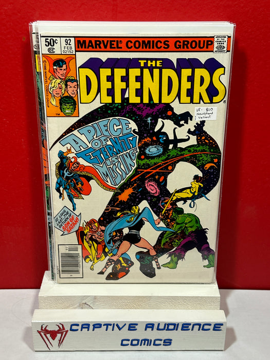 Defenders, The Vol. 1 #92 - Newsstand Variant - VF-