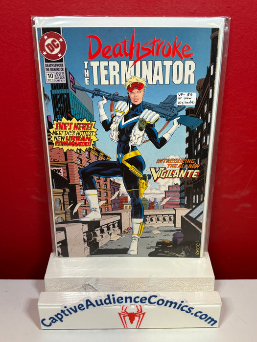 Deathstroke, The Terminator #10 - 1st New Vigilante - VF-