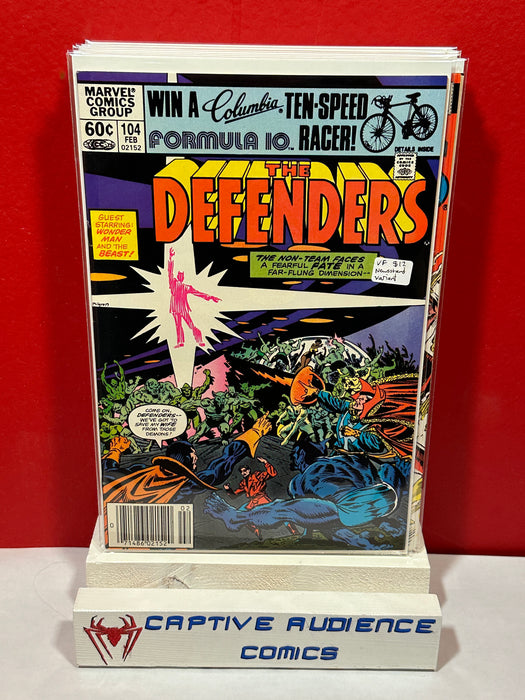 Defenders, The Vol. 1 #104 - Newsstand Variant - VF