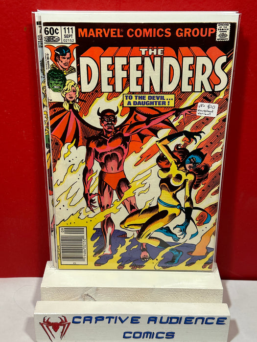 Defenders, The Vol. 1 #111 - Newsstand Variant - VF-