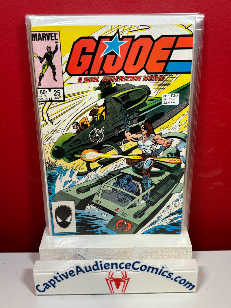G.I. Joe: A Real American Hero #25 - 1st Full Zartan - VF-